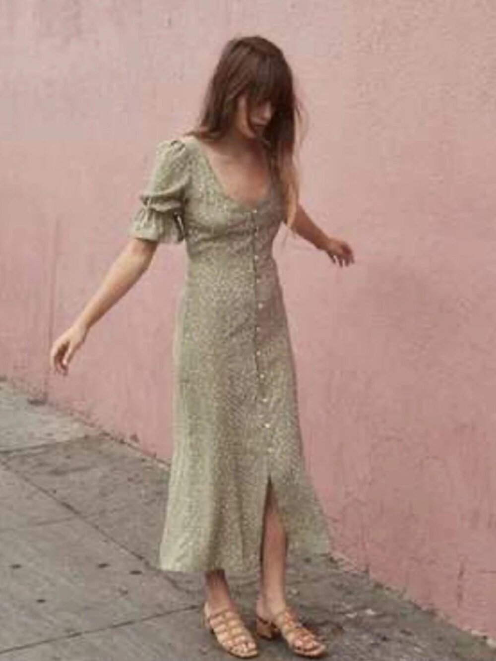 Christy Dawn Lennon Dress in Sage Floral XS